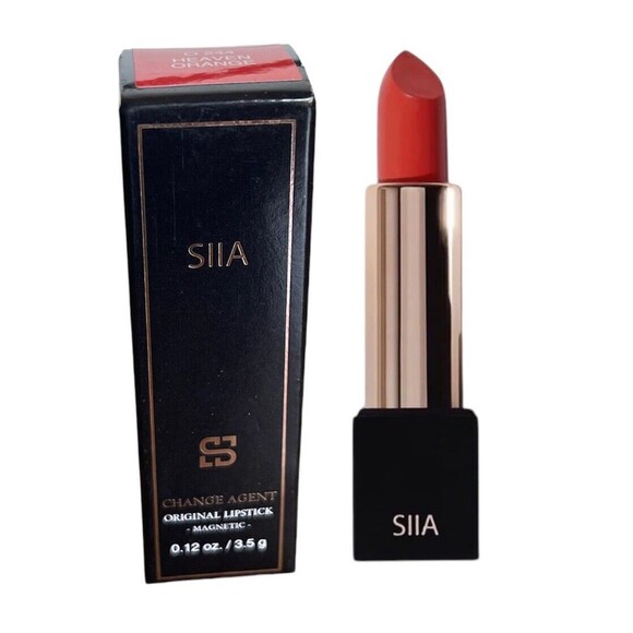 Siia Cosmetics - Change Agent Original Lipstick HEAVEN ORANGE New In Box - Picture 1 of 13